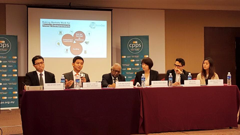 BookDoc Founder invited as ‪‎Panelist‬ for ‪‎Young Entrepreneurs organised by Centre for Public Policy Studies(CPPS)