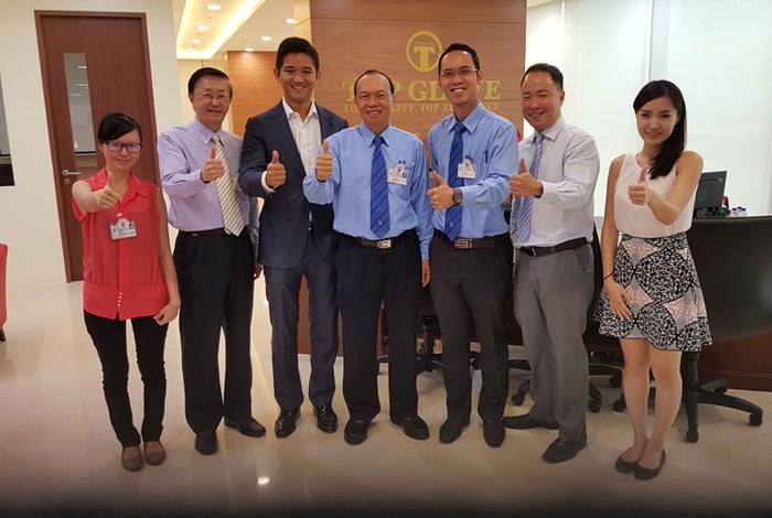 BookDoc team visiting Top Glove Corporation Bhd - BookDoc