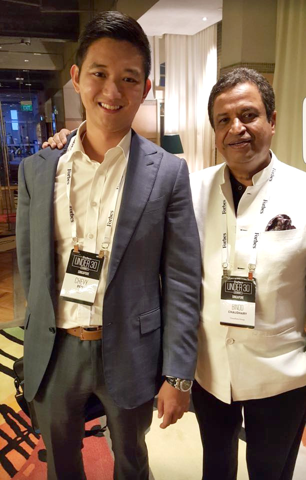 Founder of BookDoc together with his other panelist Speaker Binod Chaudhary the Billionaire philanthropist from Nepal