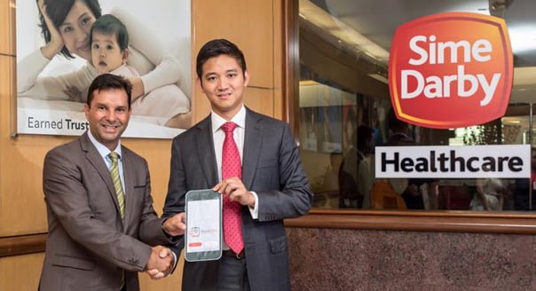 Signing ‪MOU‬ between BookDoc and Sime Darby Healthcare