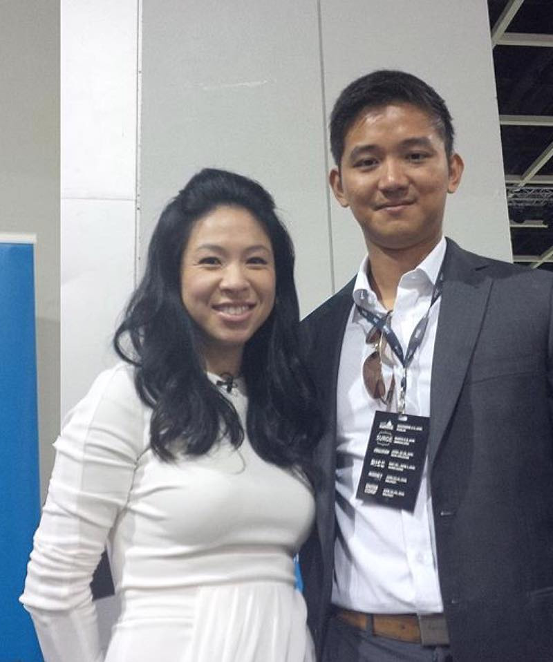 Founder of BookDoc with CNBC anchor Emily Tan 