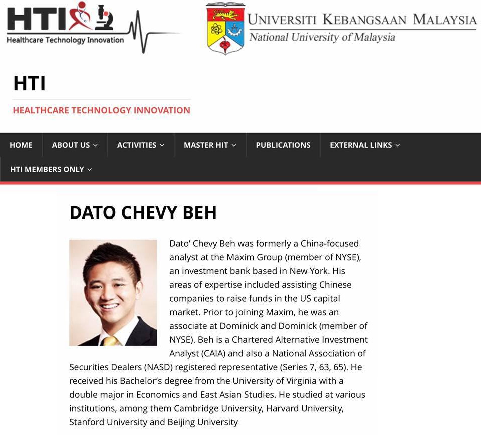BookDoc founder is honored to be appointed into the Healthcare Advisory Board of National University of Malaysia (UKM)