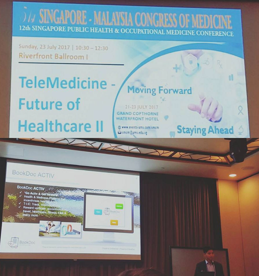 BookDoc founder honored to be invited as speaker for the 51st Singapore-Malaysia Congress of Medicine