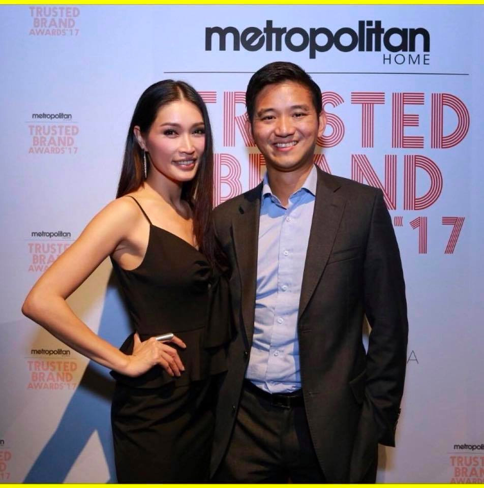BookDoc Founder and Malaysia Top Celebrity/ Model Amber Chia at the Trusted Brand Award 2017