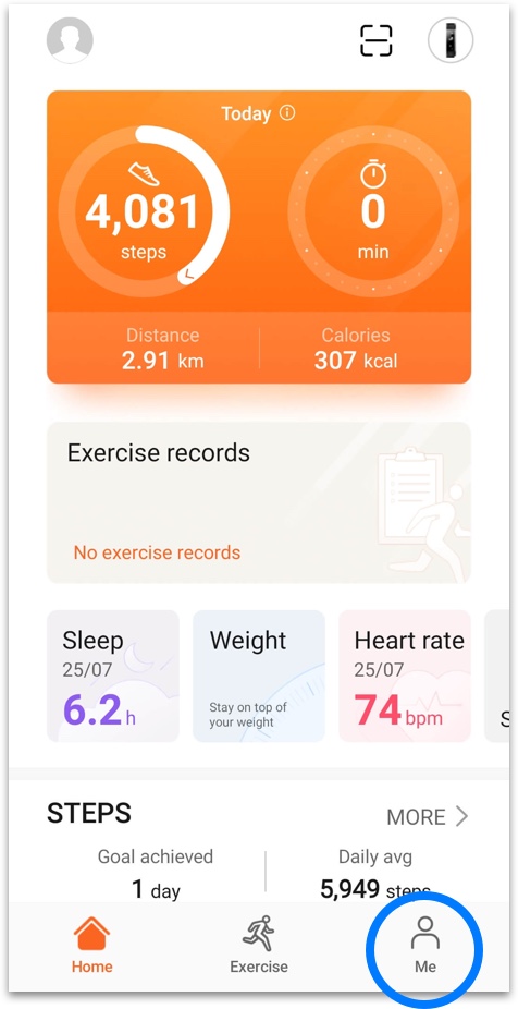 Huawei fit app discount android