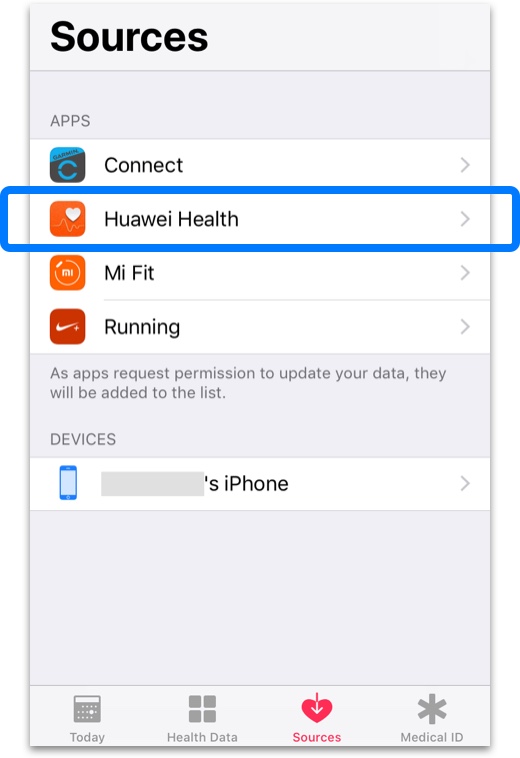 Huawei hot sale health apple